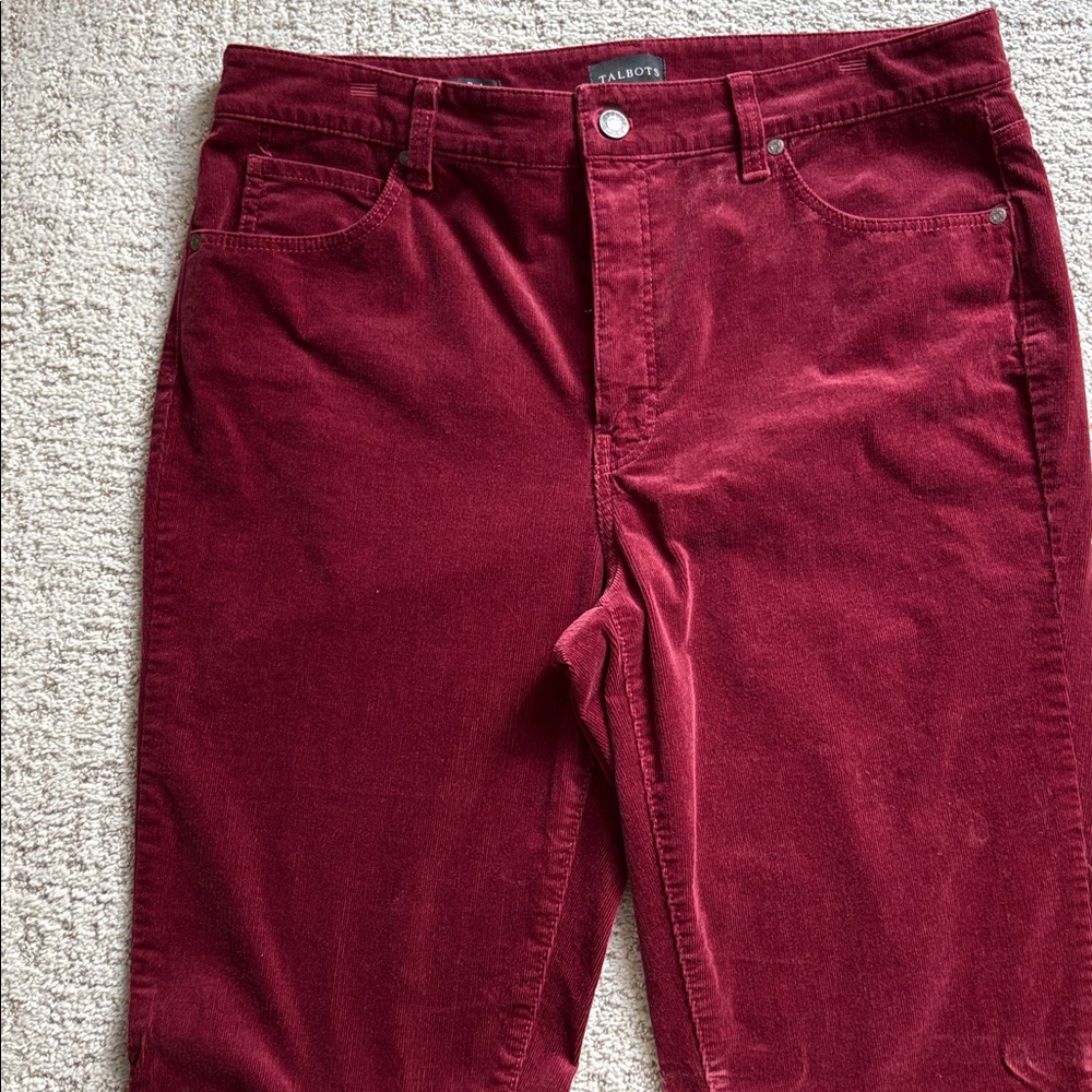 Talbots Stretch Corduroy Pants